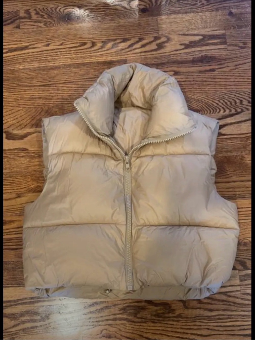 Puffer Vest - Cream
